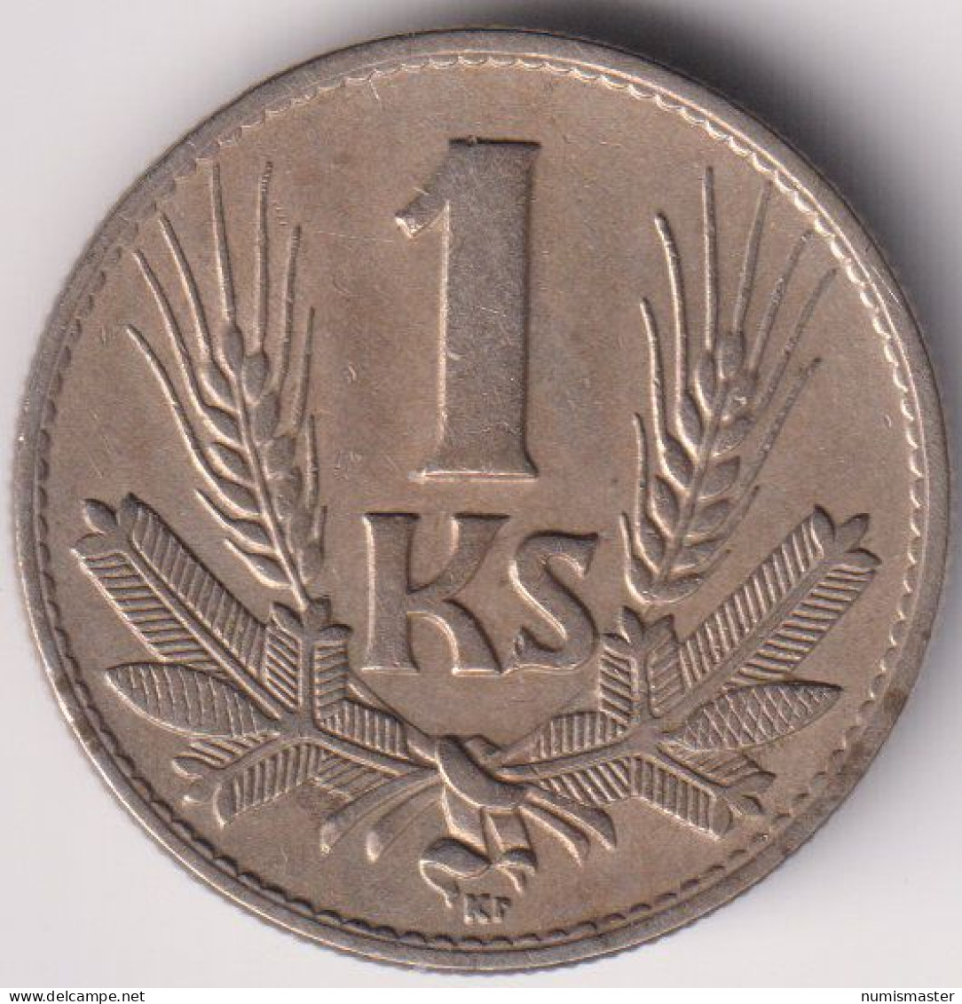 SLOVAKIA , 1 KORONA 1940 - Slowakije