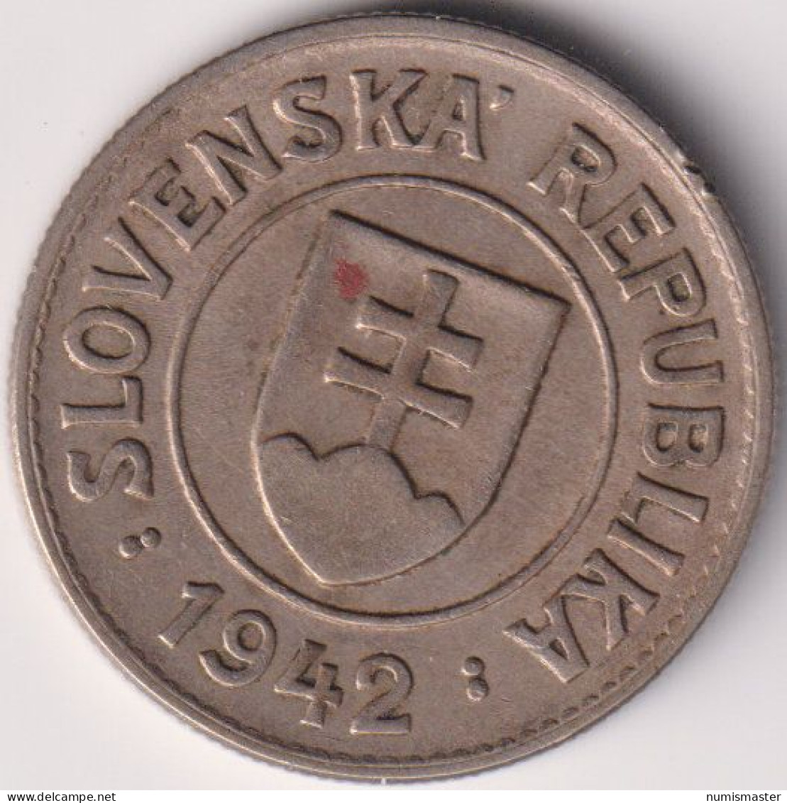 SLOVAKIA , 1 KORONA 1942 - Slovaquie
