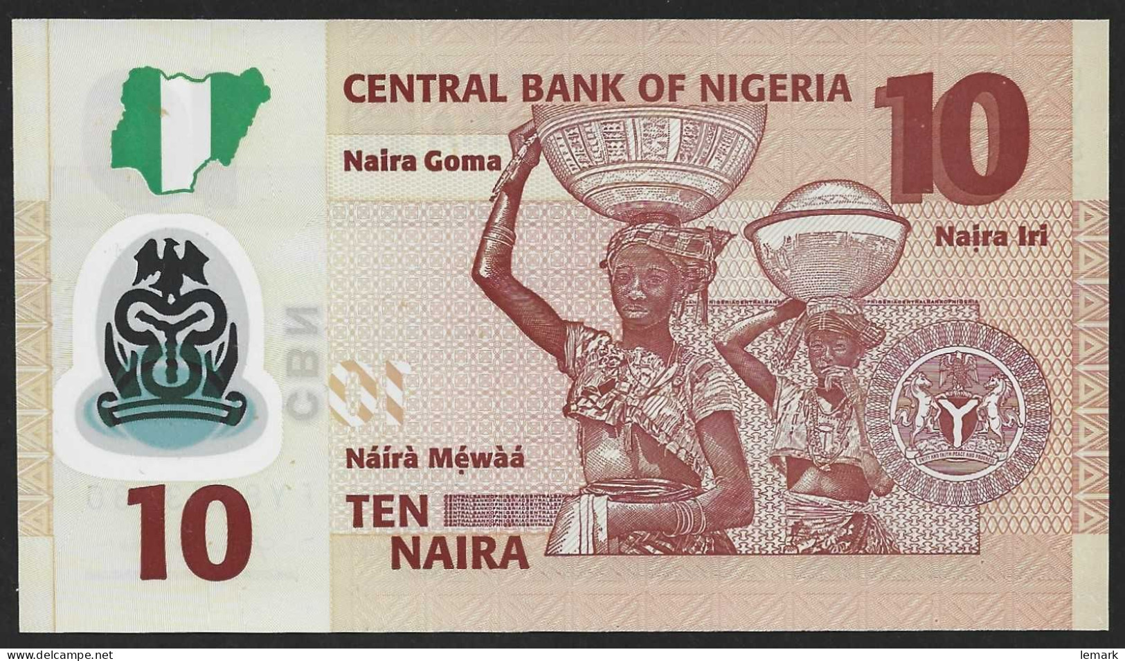 Nigeria 10 Naira 2022 P39 UNC - Nigeria