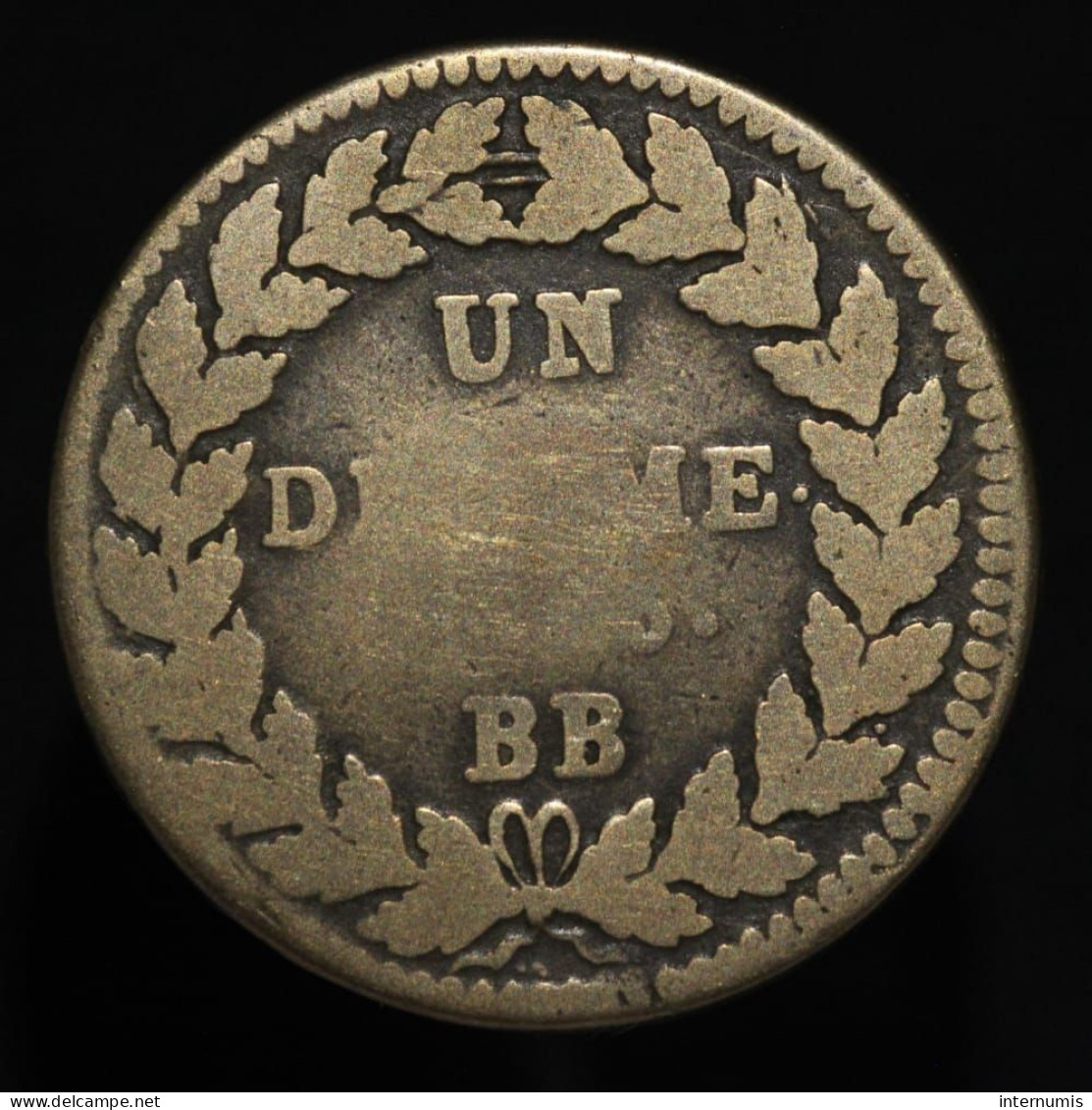 France, Louis XVIII, 1 Decime, 1815, Bronze, B (VG), KM#701, G.196d, F.132A - Sonstige & Ohne Zuordnung