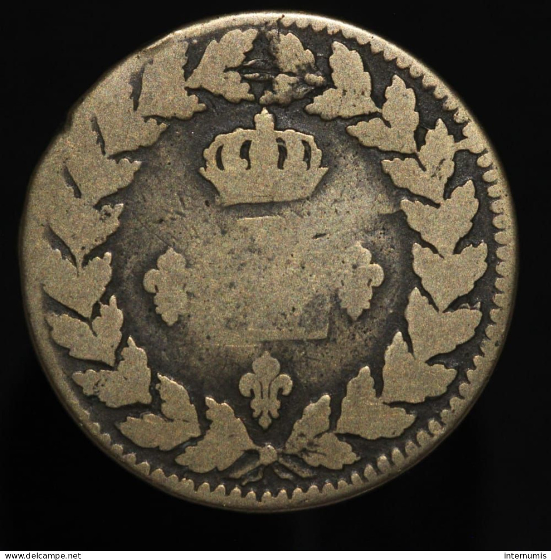 France, Louis XVIII, 1 Decime, 1815, Bronze, B (VG), KM#701, G.196d, F.132A - Autres & Non Classés