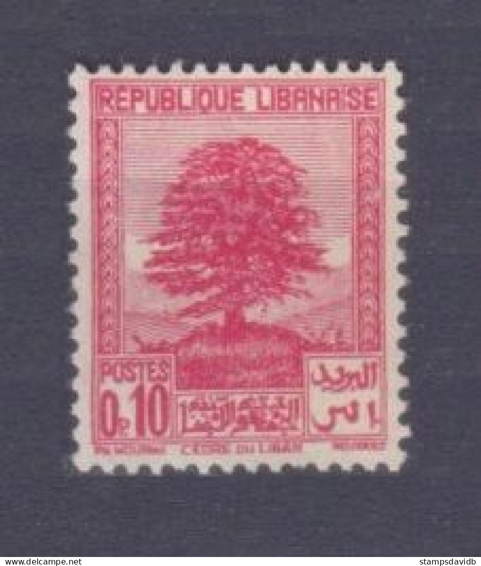 1937 Lebanon 204 Lebanese Cedrus Libani - Lebanon