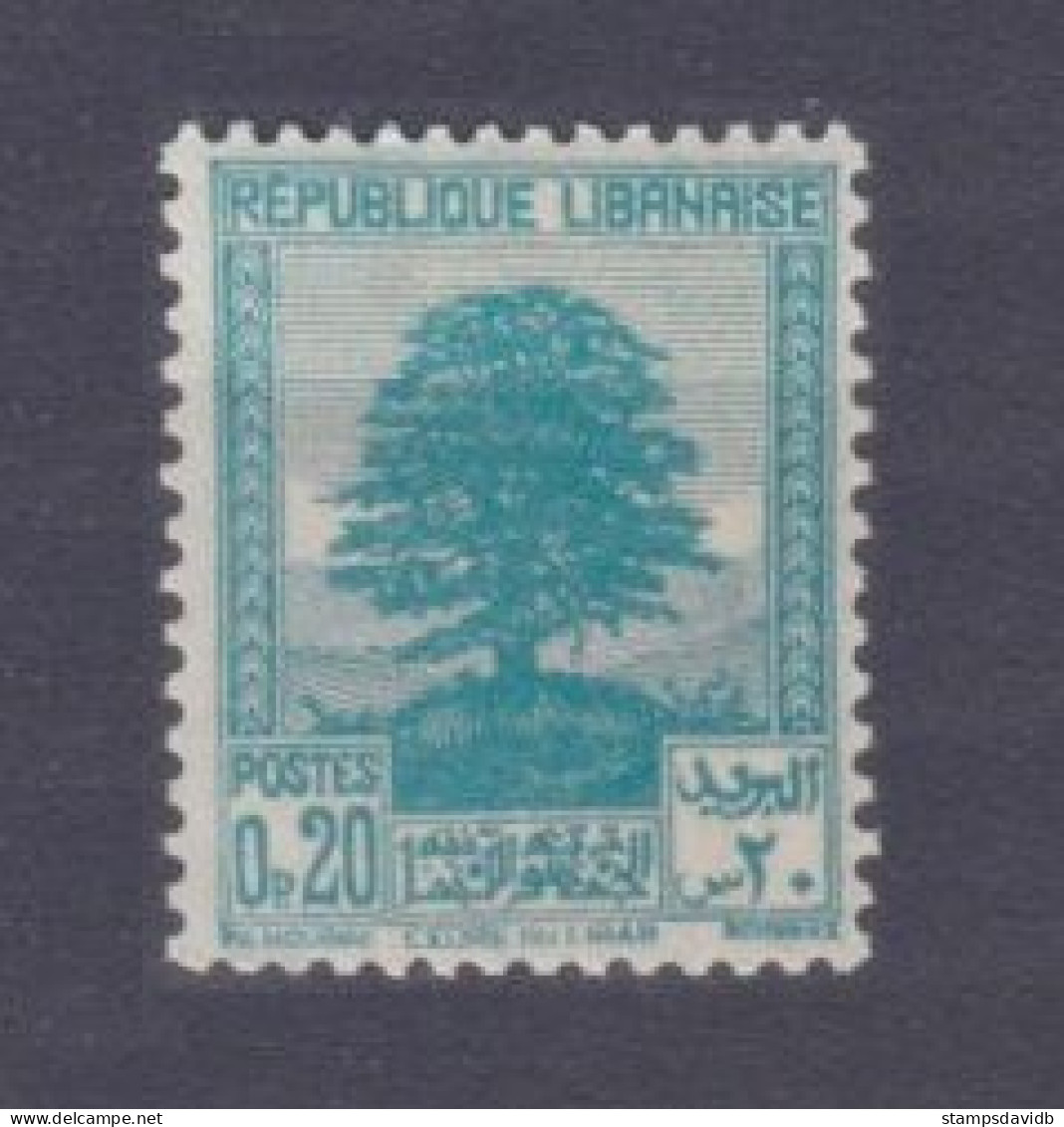 1937 Lebanon 205 Lebanese Cedrus Libani - Lebanon