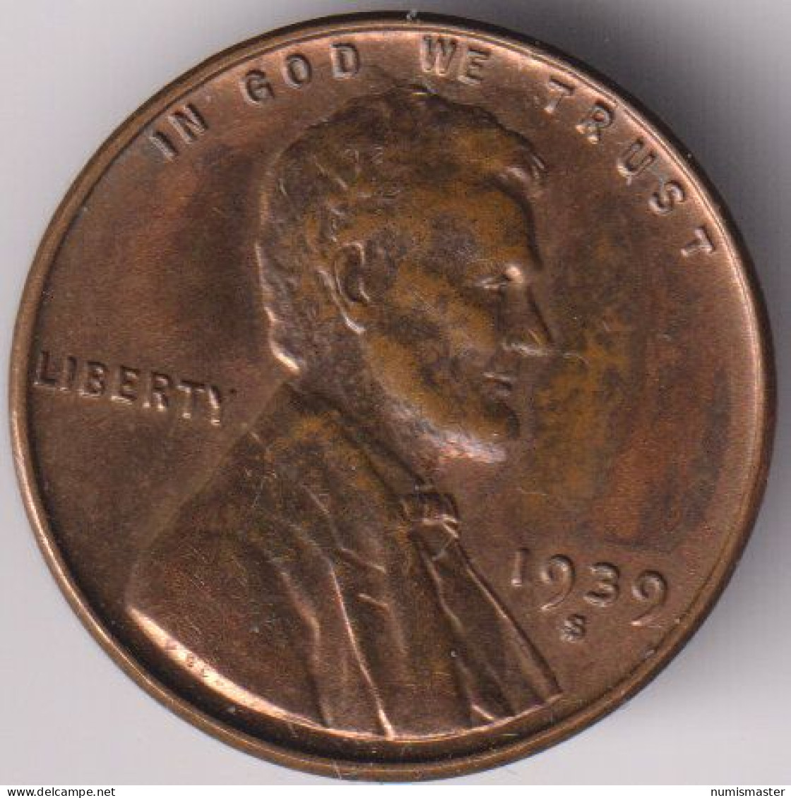 1939 S , LINCOLNT CENT - 1909-1958: Lincoln, Wheat Ears Reverse