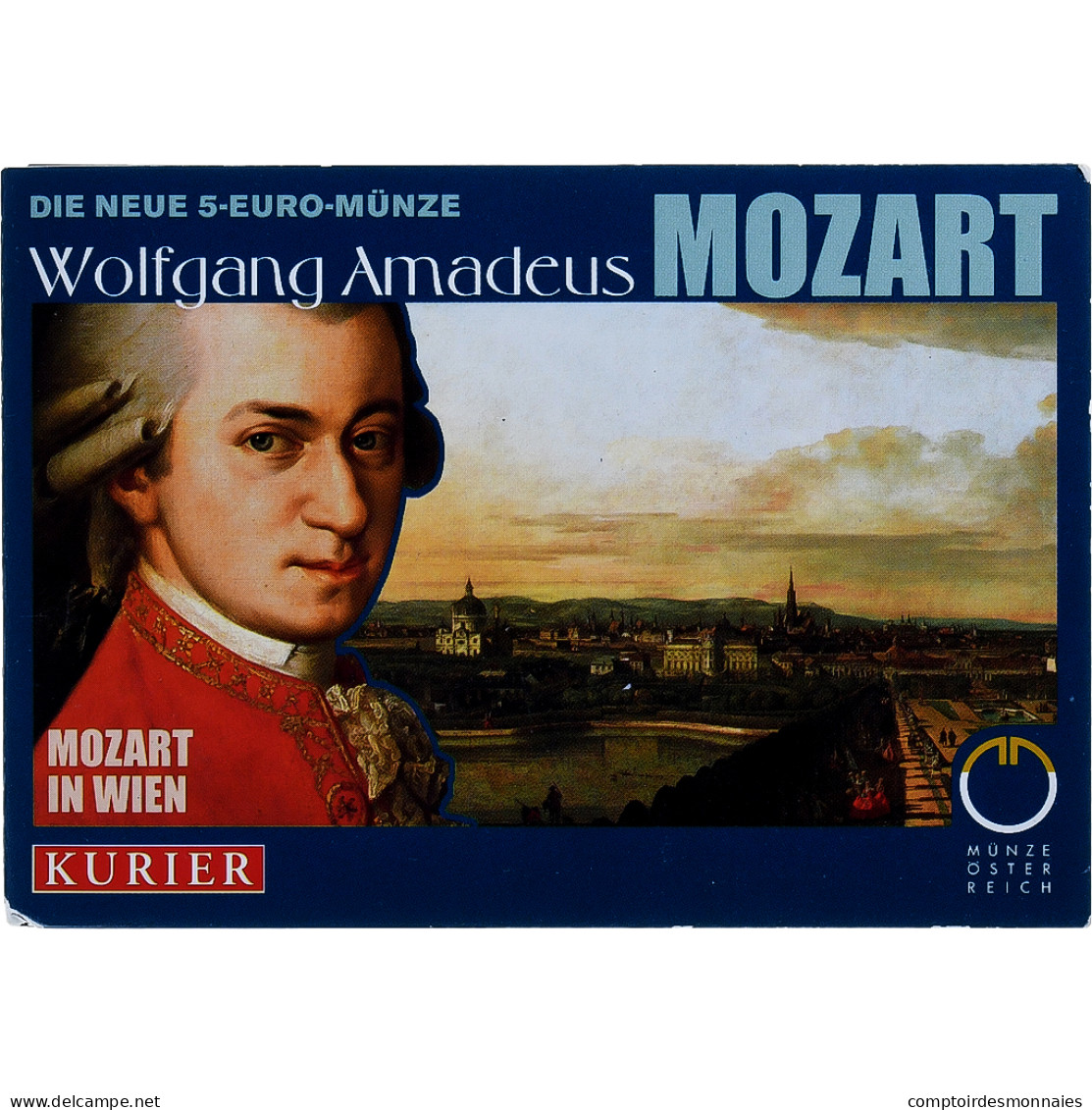 Autriche, 5 Euro, Mozart, 2006, Vienne, Argent, FDC, KM:3131 - Oostenrijk