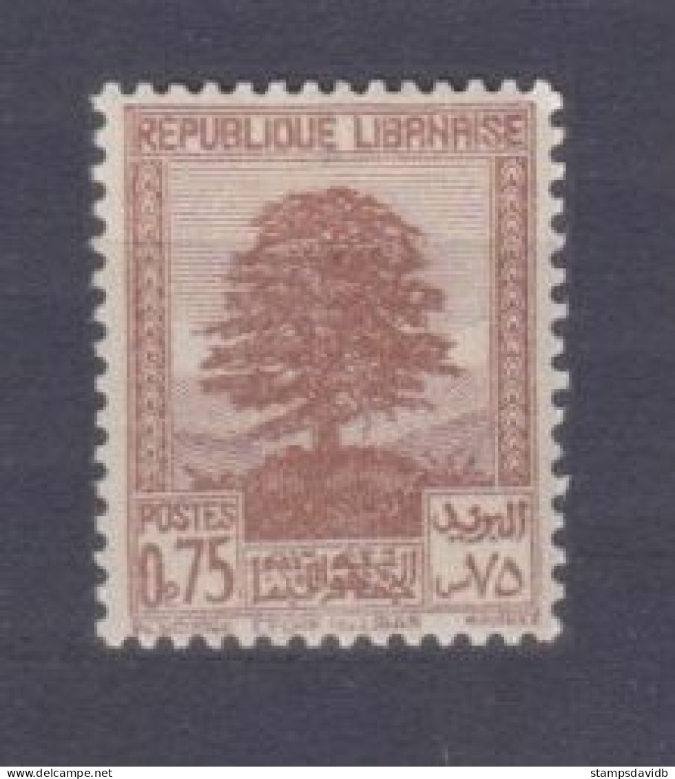 1937 Lebanon 208 Lebanese Cedrus Libani - Lebanon