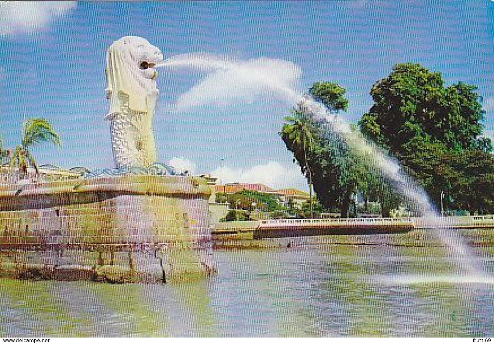 AK 184052 SINGAPORE - The Merlion Guarding Singapore River - Singapore