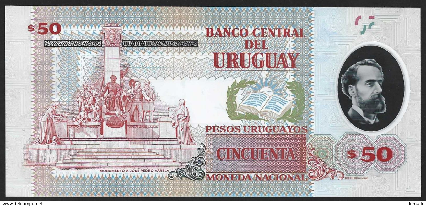 Uruguay 50 Pesos 2020 P102  UNC - Uruguay