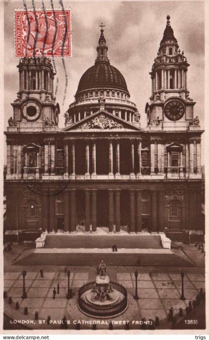 London - St. Paul's Cathedral (West Front) - St. Paul's Cathedral