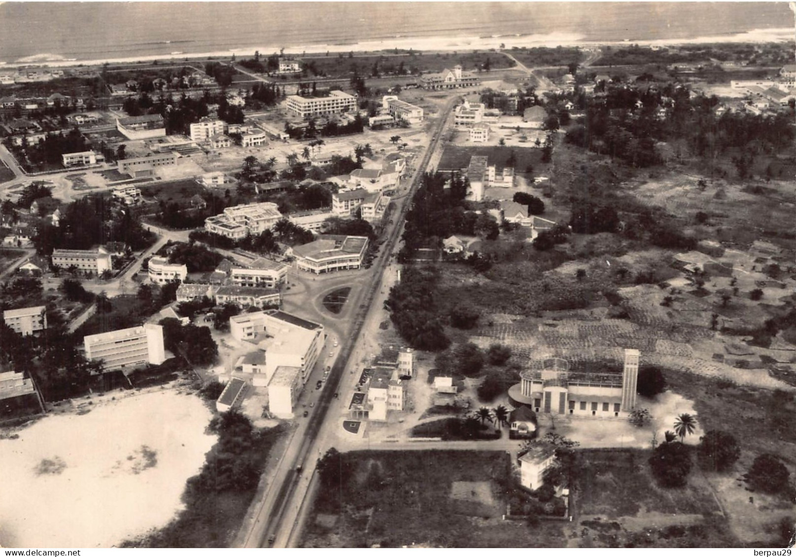 POINTE NOIRE ( Congo ) - Vue Aéreinne Des Années 1950 - Pointe-Noire