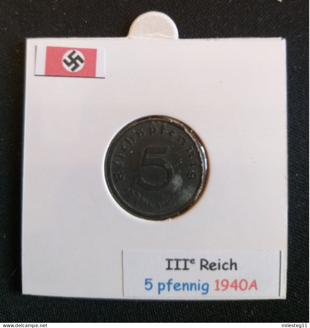 Pièce De 5 Reichspfennig De 1940A (Berlin) - 5 Reichspfennig