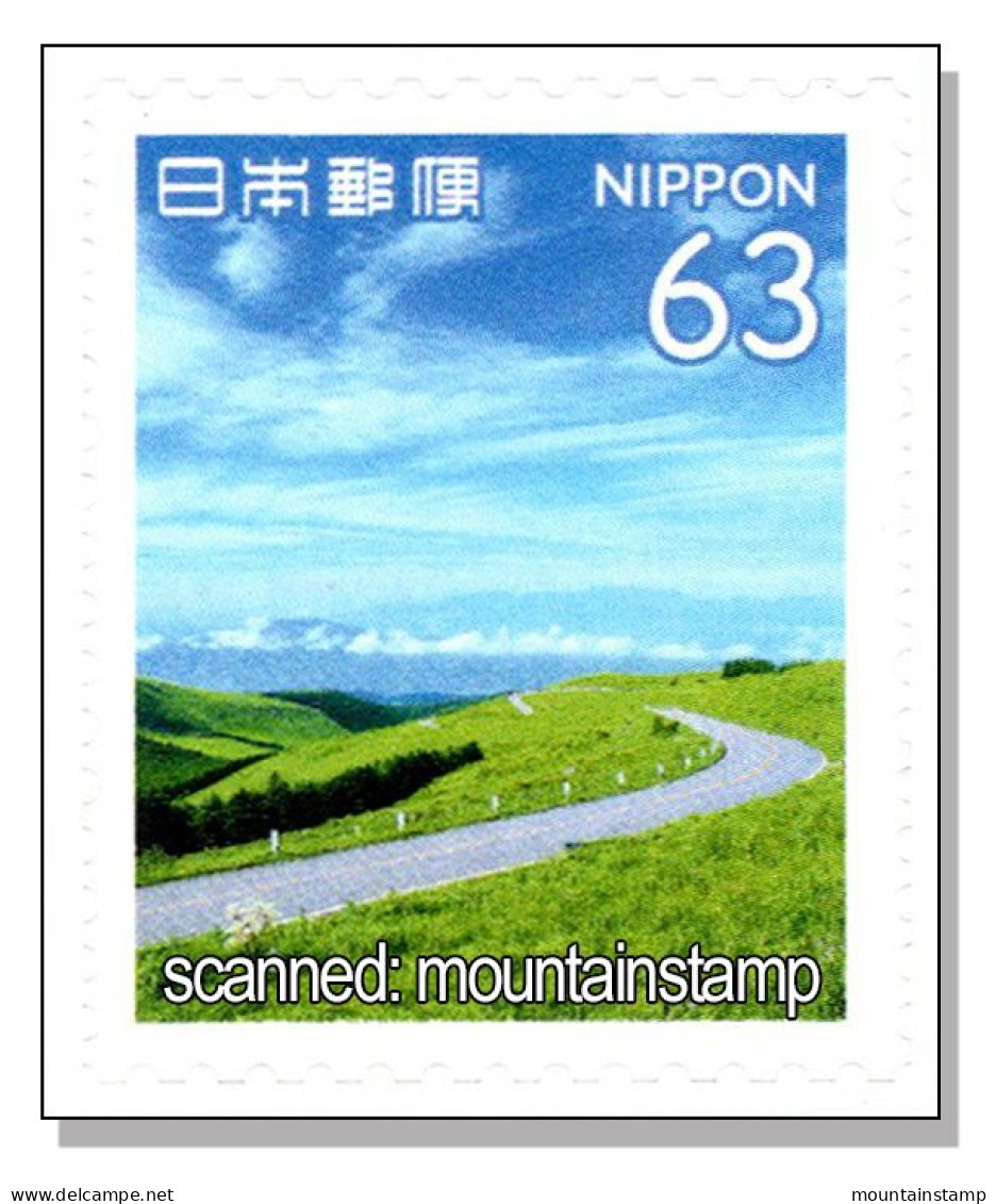 Japan 2023 (B11) Kirigamine Plateau Venus Line Road Mountainstamp Road Strasse MNH ** - Nuevos