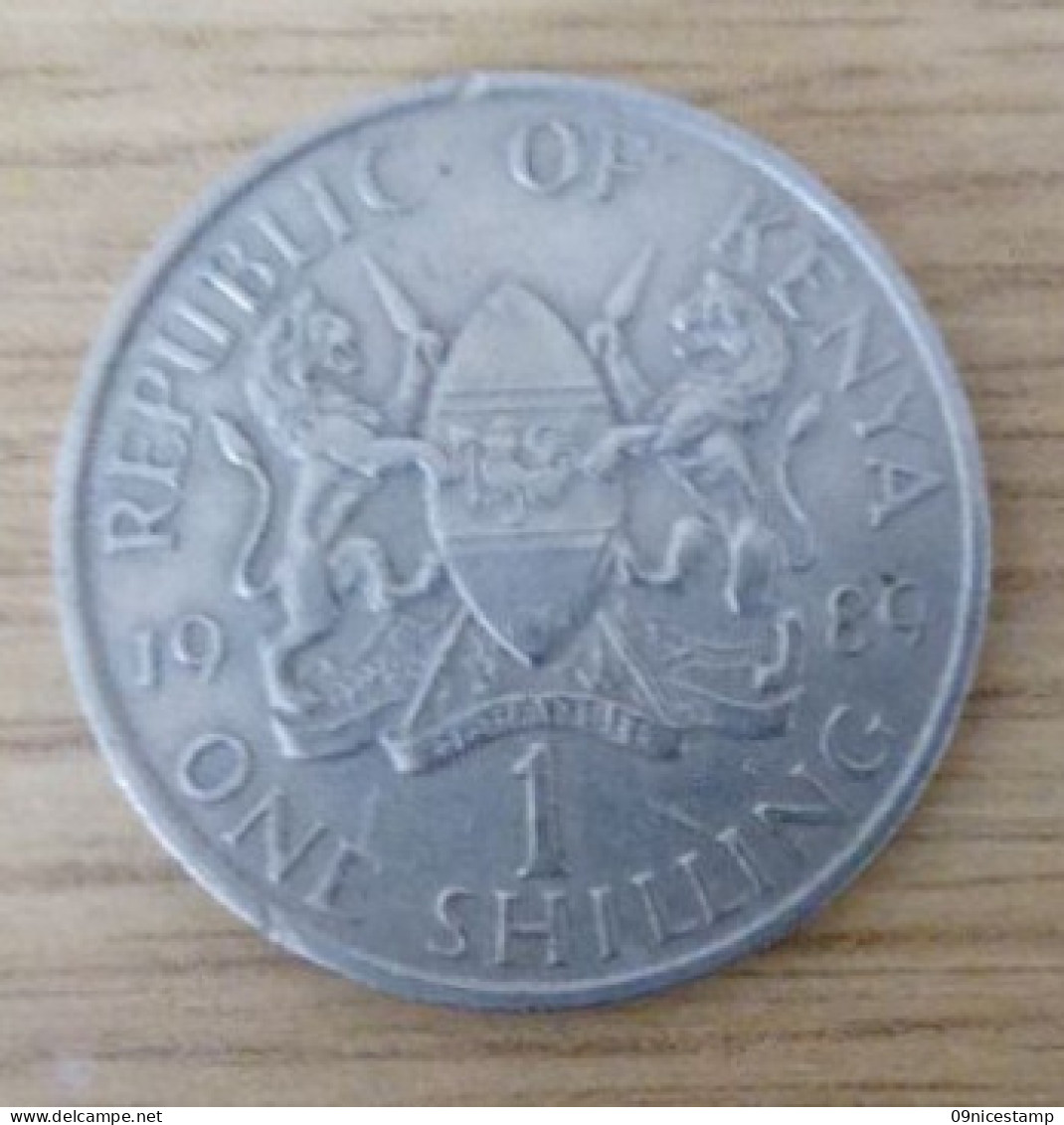 Kenya, Year 1989, Used, 1 Shilling - Kenia