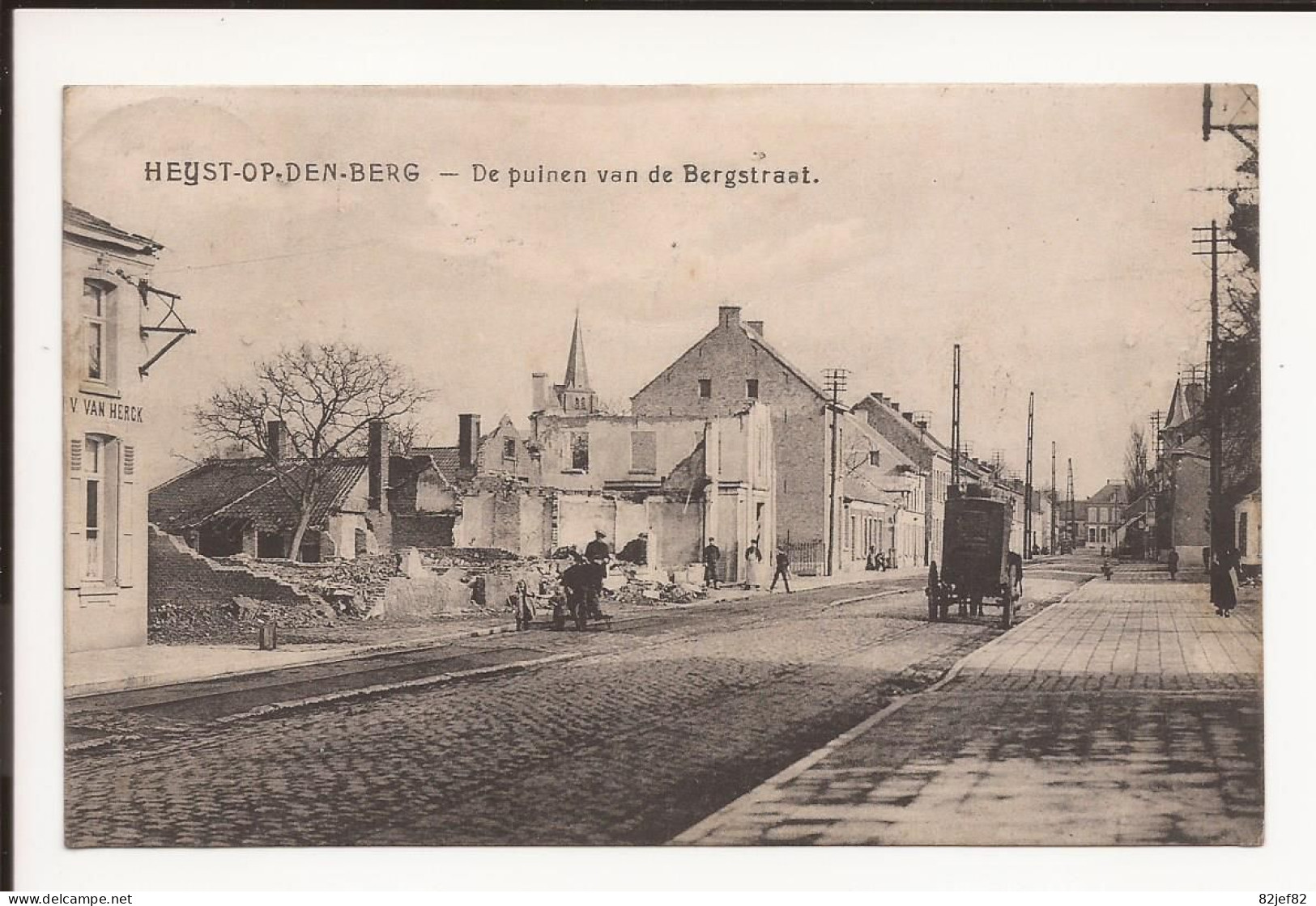 Heyst Op Den Berg De Puinen Van De Bergstraat 1920 - Heist-op-den-Berg