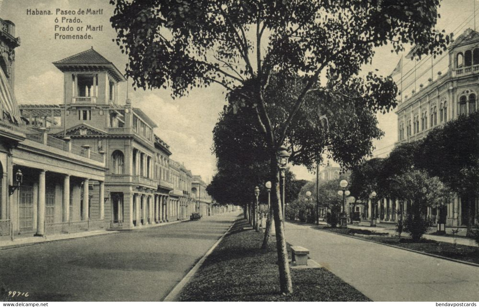 Cuba, HAVANA, Paseo De Marti ó Prado (1910s) Postcard - Cuba