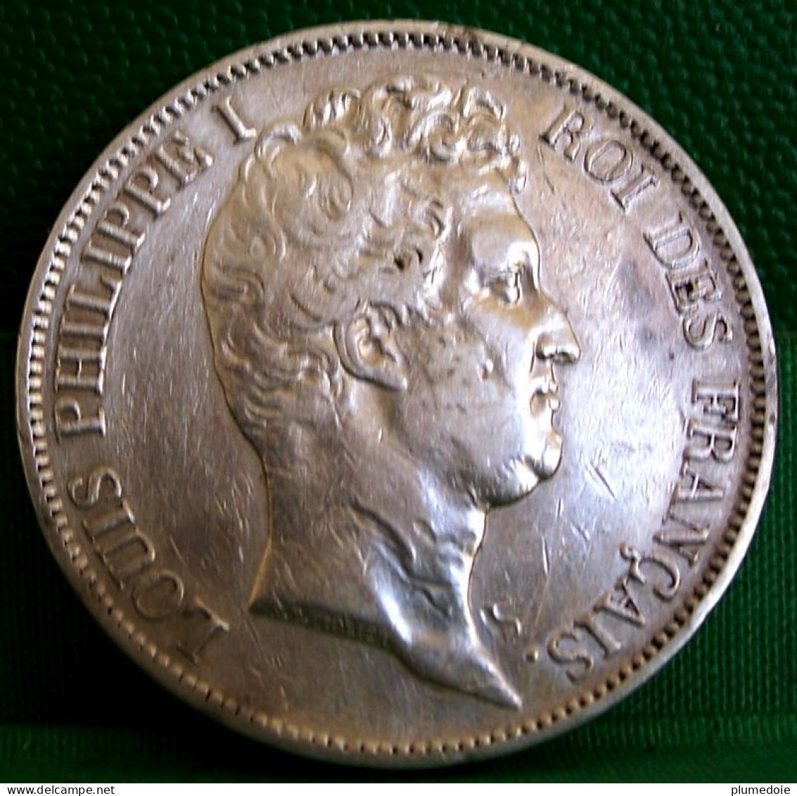 MONNAIE LOUIS PHILIPPE I  , 5 FRANCS 1831 B ROUEN Argent , Type Tiolier Avec Le I, Tranche En Creux Argent , RARE SILVER - 5 Francs