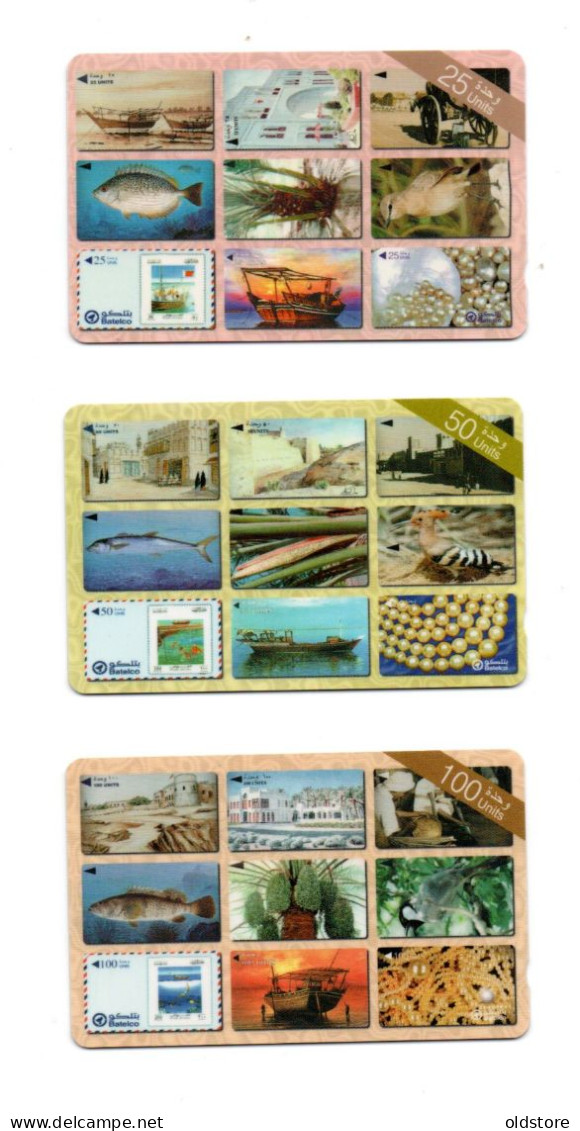 Bahrain Phonecards - Collection Cards - ND 2001 - Batelco Used Cads - Bahrain