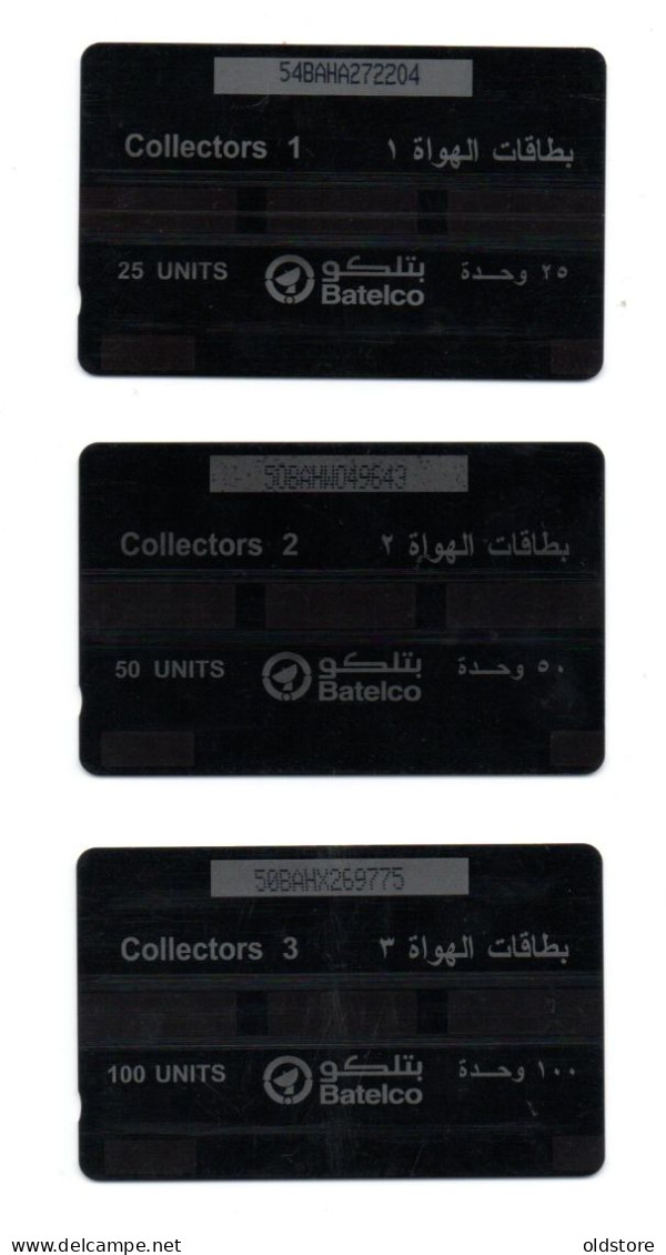 Bahrain Phonecards - Collection Cards - ND 2001 - Batelco Used Cads - Bahrain