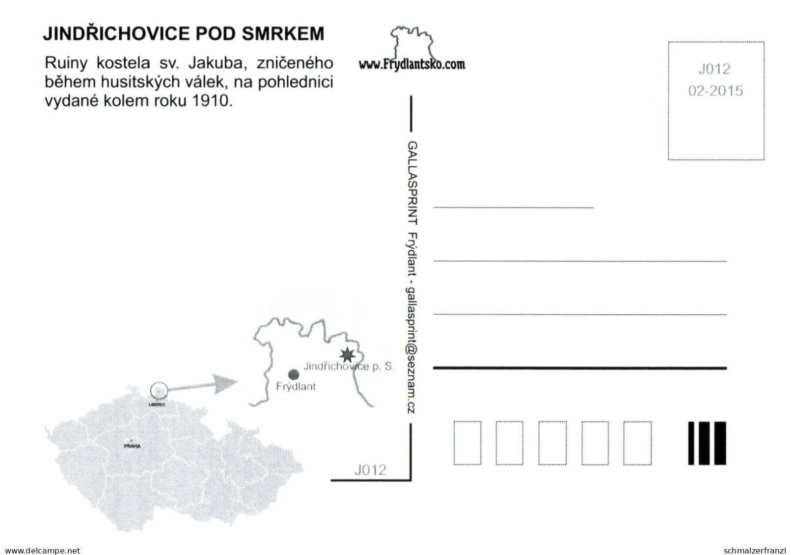 REPRO AK Heinersdorf Tafelfichte Jindrichovice A Raspenau Bärnsdorf Wünschendorf Neustadt Nove Mesto Smrk Isergebirge - Sudeten