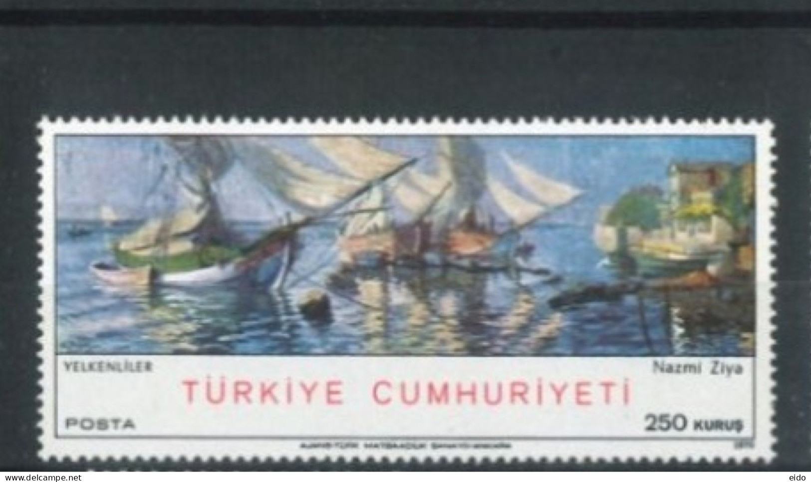 TURKEY -  1970-  STAMP,  UMM (**). - Oblitérés