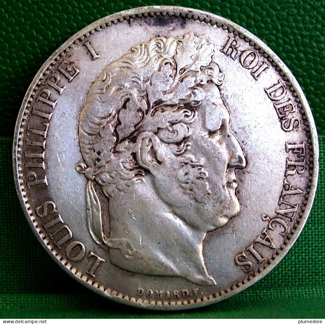 MONNAIE LOUIS PHILIPPE I  , 5 FRANCS 1844 W LILLE  FRANCE OLD SILVER COIN - 5 Francs