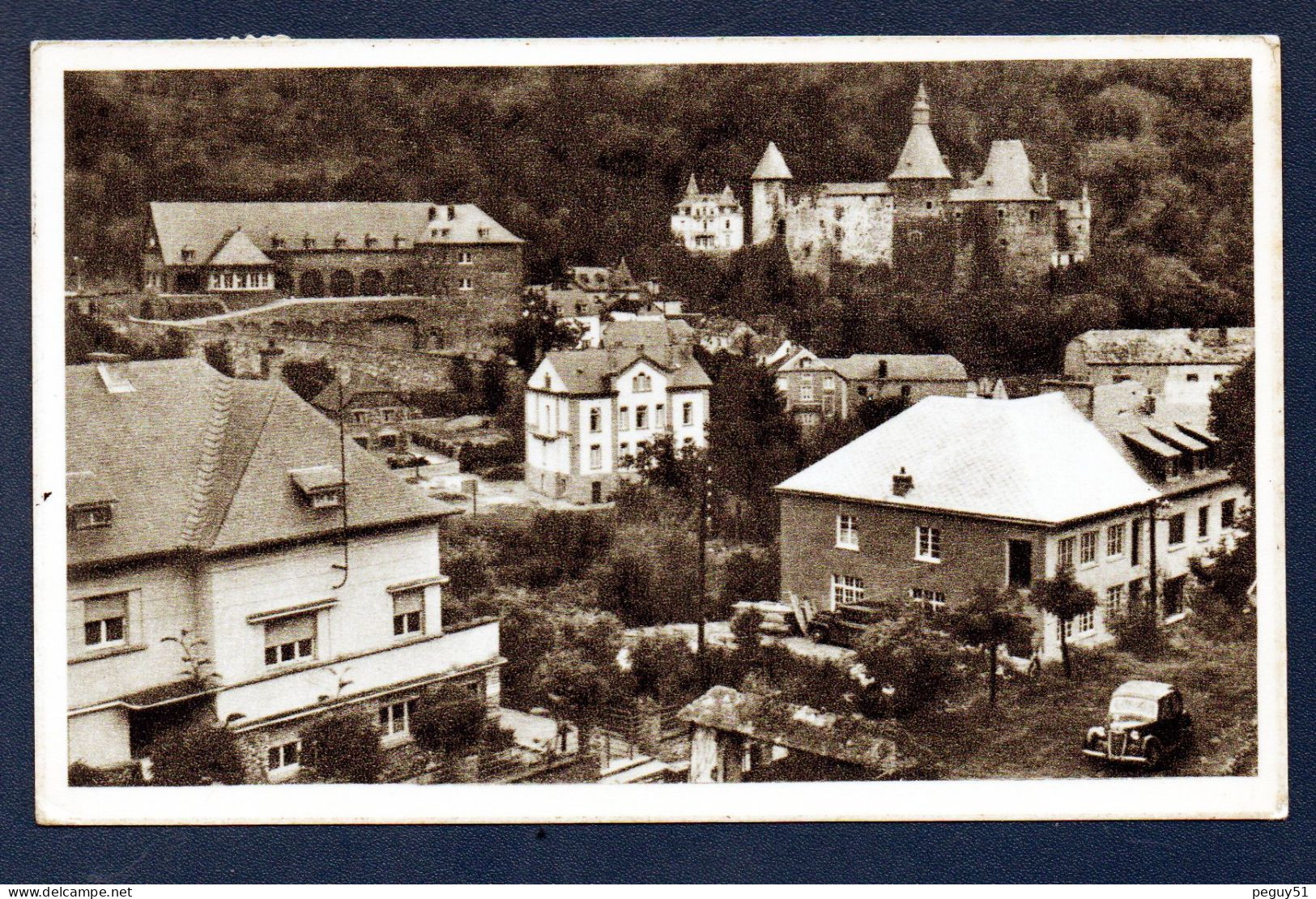 Luxembourg. Clervaux. Vue Générale Avec Le Château Médiéval ( 1129).  1960 - Clervaux