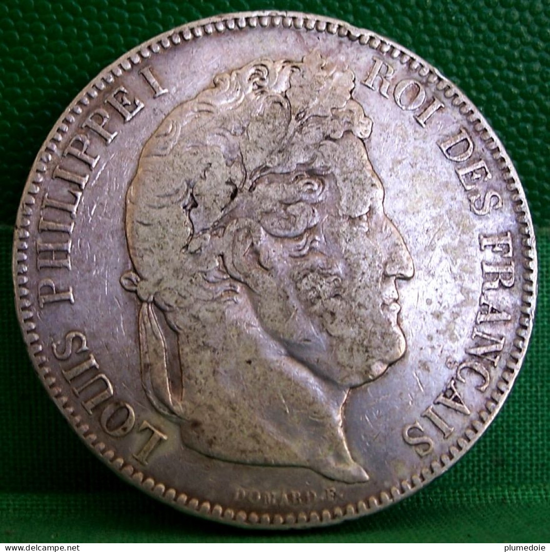 MONNAIE LOUIS PHILIPPE I  , 5 FRANCS 1843 K BORDEAUX  FRANCE OLD SILVER COIN - 5 Francs