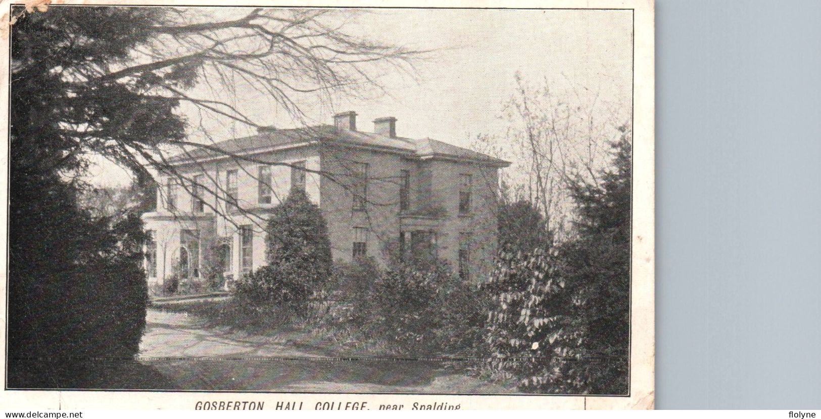 Spalding - Near - Gosberton Hall Collège - école School - England Angleterre - Andere & Zonder Classificatie