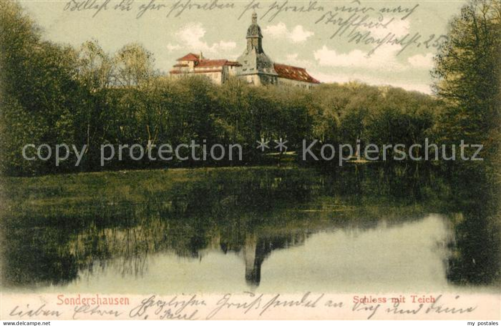 43219557 Sondershausen Thueringen Schloss Teich Sondershausen Thueringen - Sondershausen