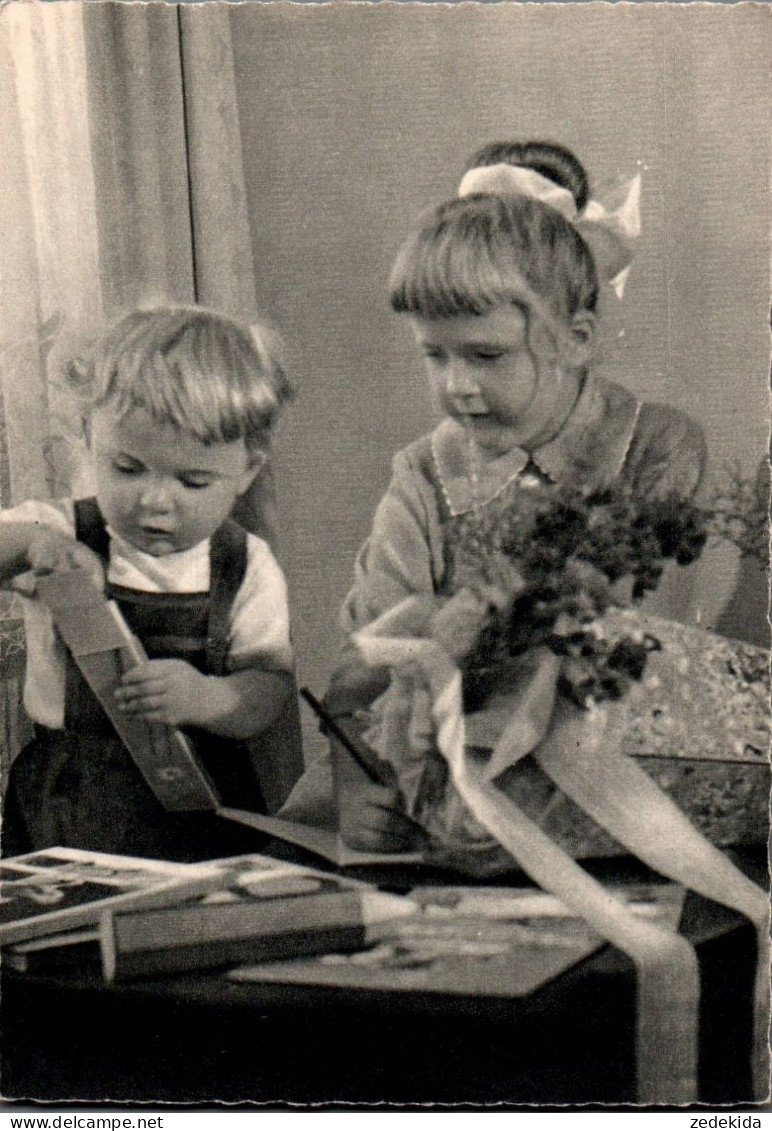 G8184 - TOP Glückwunschkarte Schulanfang - Kinder - Verlag Reichenbach DDR - Premier Jour D'école