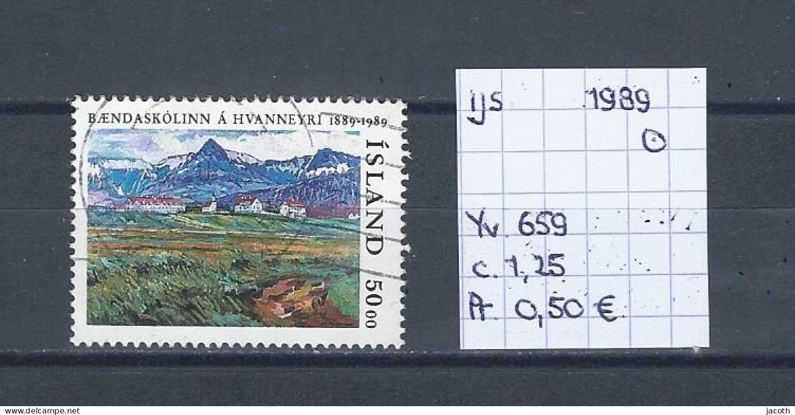 (TJ) IJsland 1989 - YT 659 (gest./obl./used) - Oblitérés