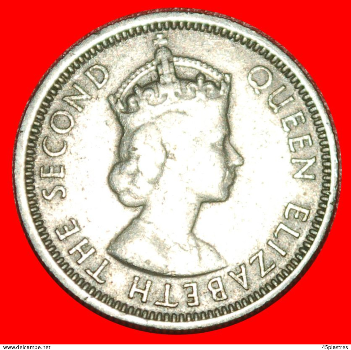 * GREAT BRITAIN (1953-1967): FIJI  6 PENCE 1953 TURTLE! ELIZABETH II (1953-2022)  · LOW START ·  NO RESERVE! - Fidschi