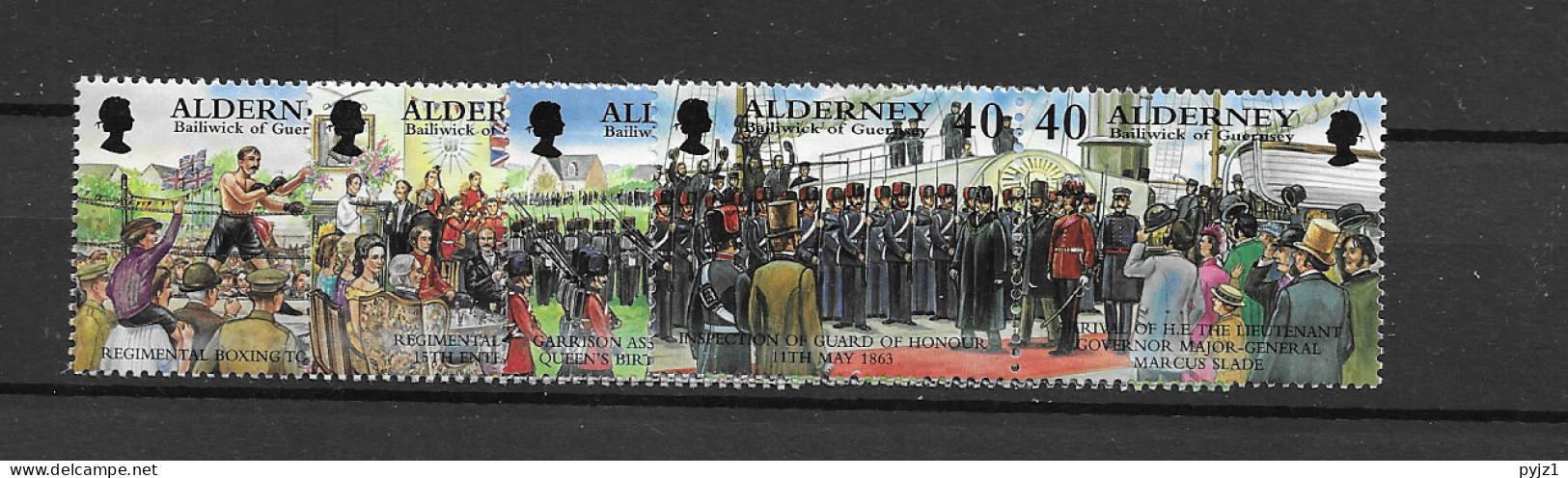 2000 MNH Alderney MI 158-65 Postfris** - Alderney