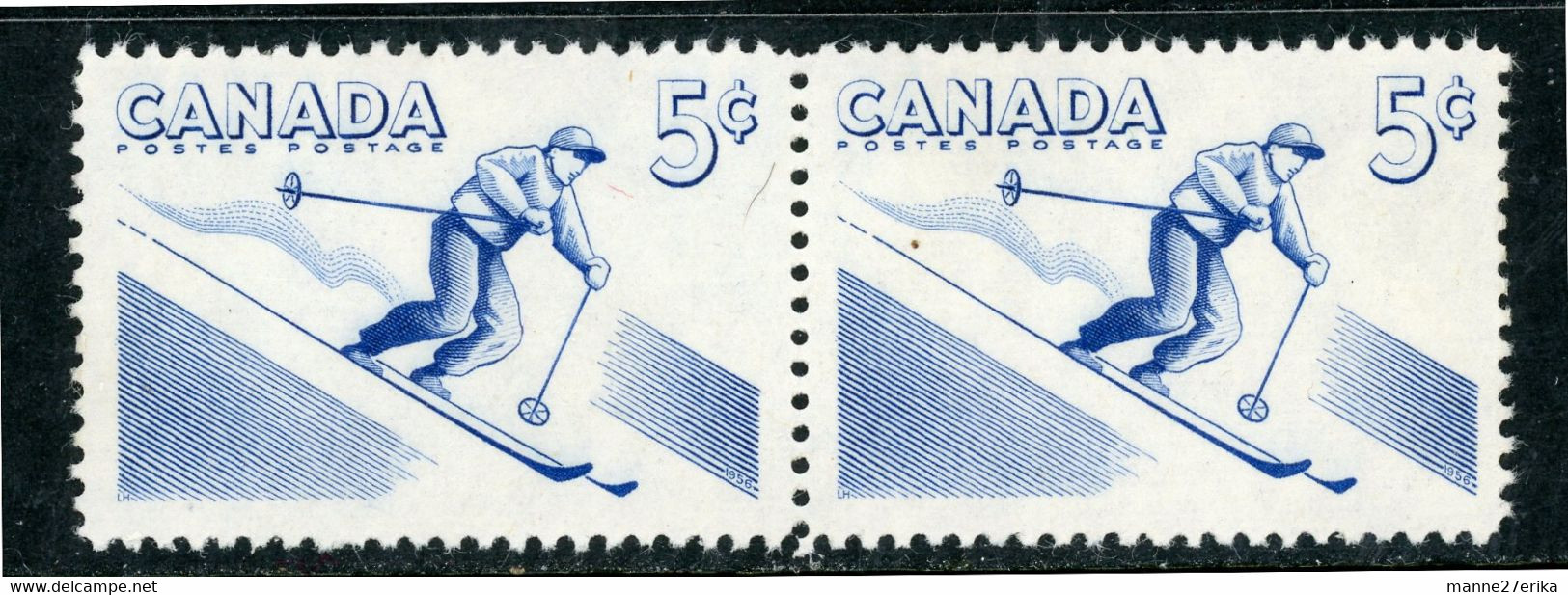 Canada 1957 MNH "Recreation Sport" - Unused Stamps