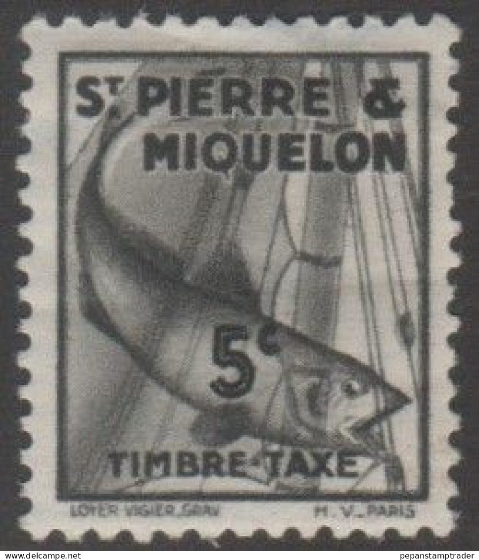 Saint Pierre And Miquelon - #J32 -used - Timbres-taxe