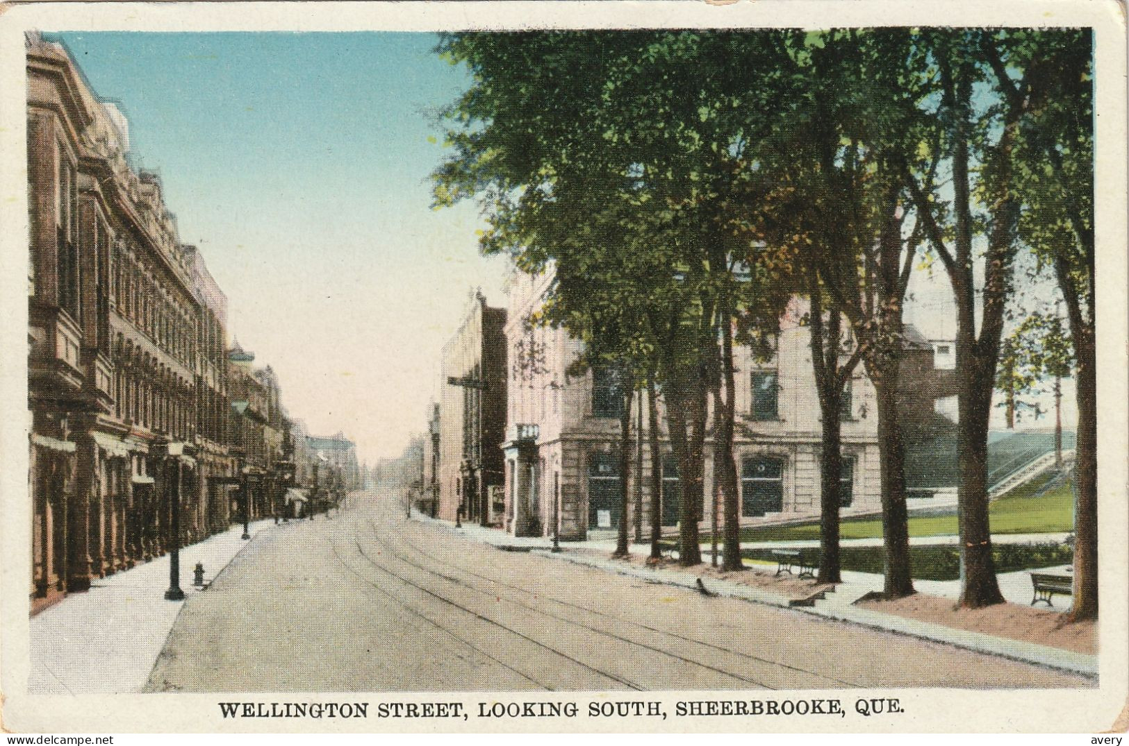 Rue Wellington Regardant Vers Le Sud, Sherbrooke, Quebec Wellington Street Looking South - Sherbrooke