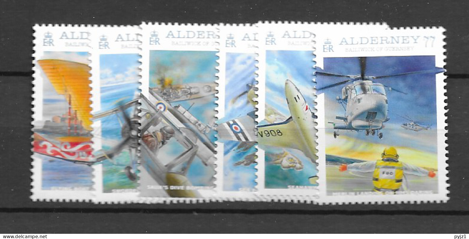 2009 MNH Alderney Mi 357-62 Postfris** - Alderney