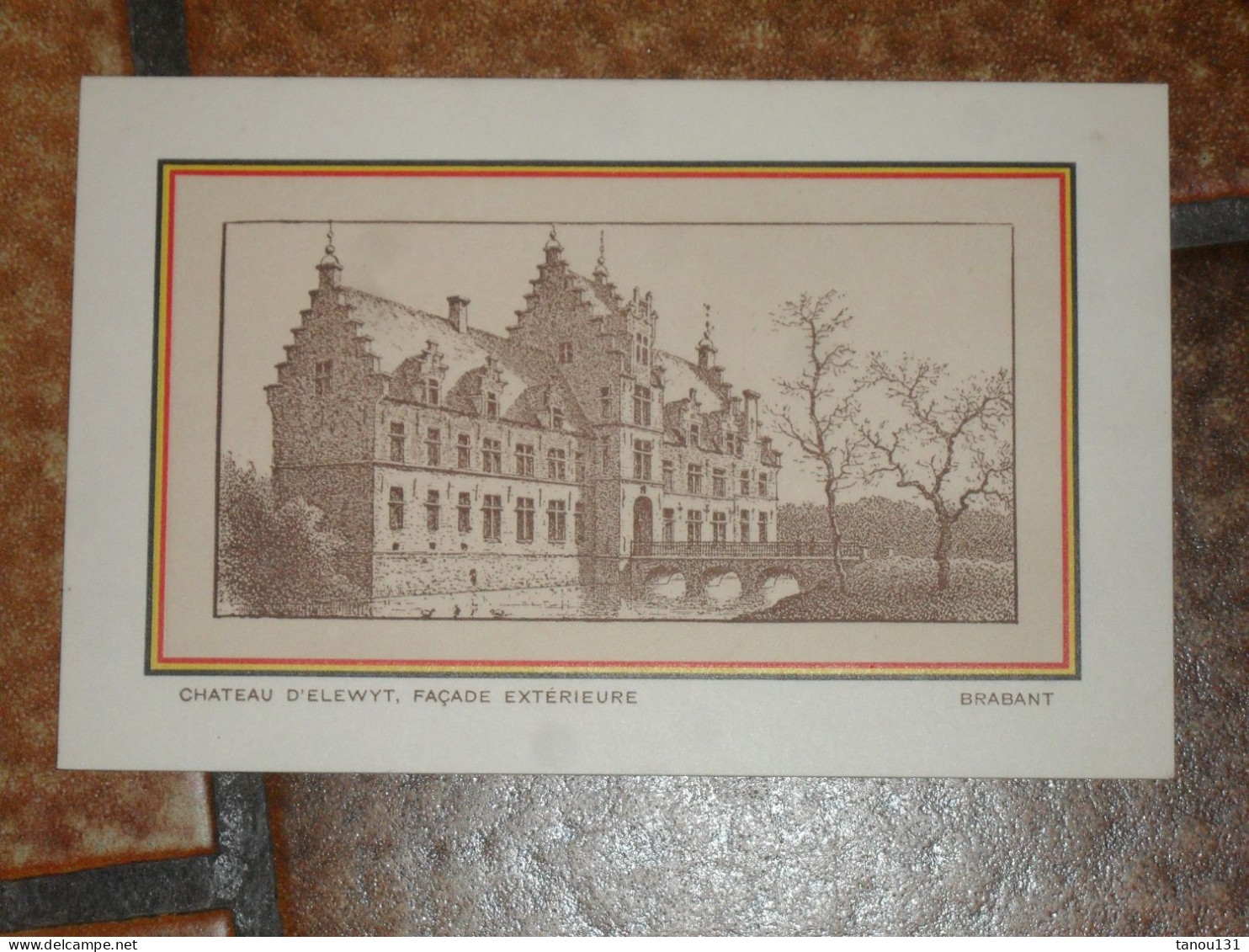 ZEMST - CHATEAU D'ELEWYT. FACADE EXTERIEURE - BRABANT. - Zemst