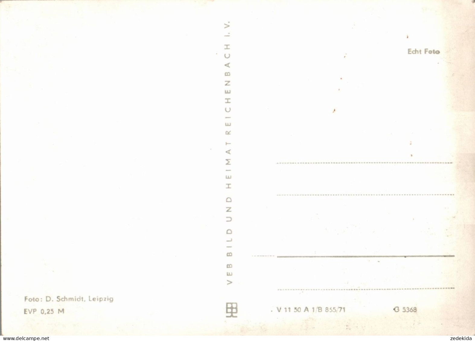 G8205 - Glückwunschkarte Schulanfang - Kleiner Junge Zuckertüte - Verlag Reichenbach DDR - Einschulung