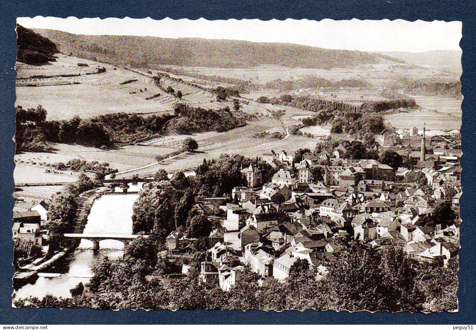 Luxembourg. Diekirch. Vallée De La Sûre, Vue Aérienne. 1956 - Diekirch