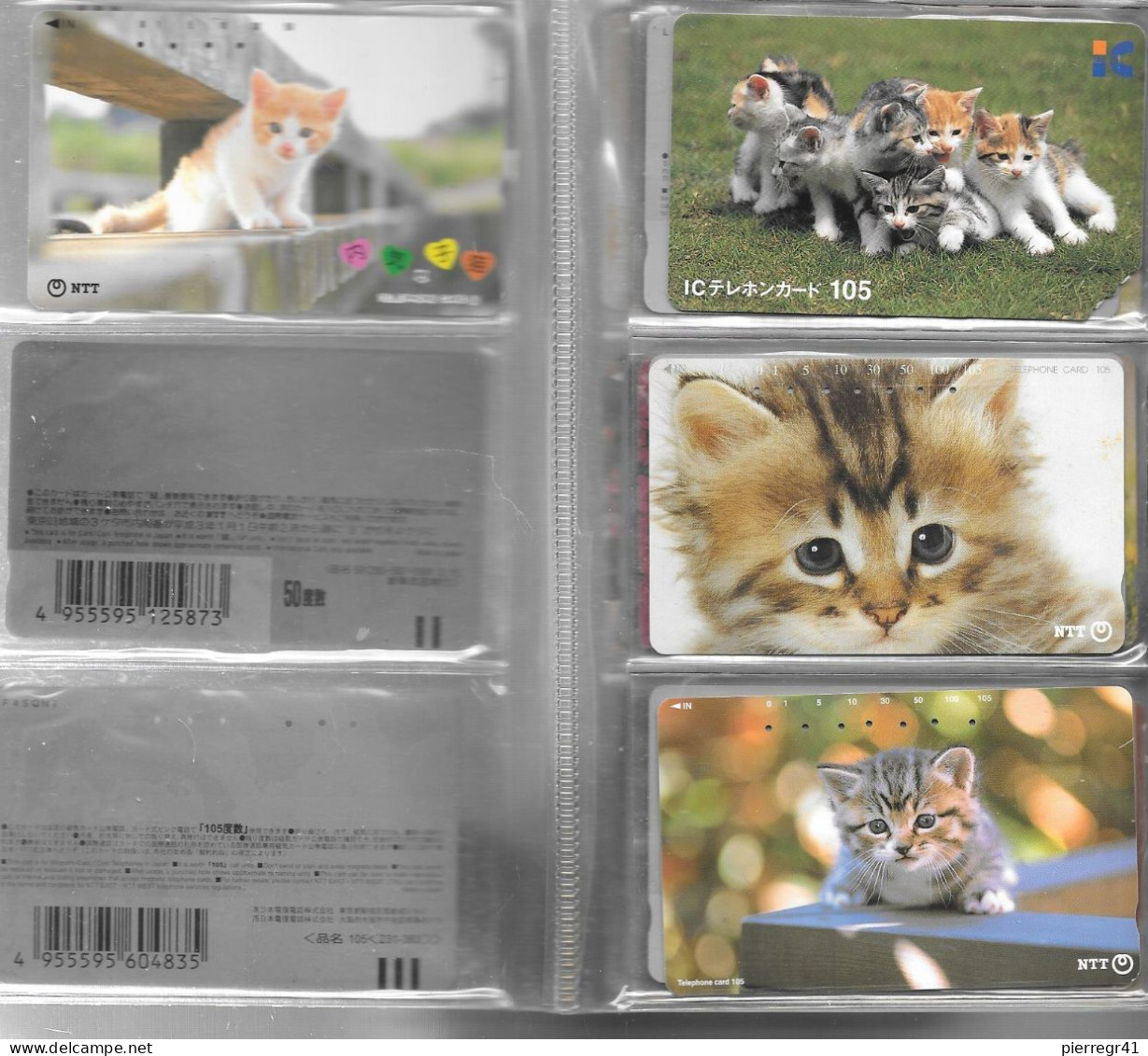 40 CARTES-MAGNETIQUE-JAPON-THEME-CHATONS-TBE - Cats