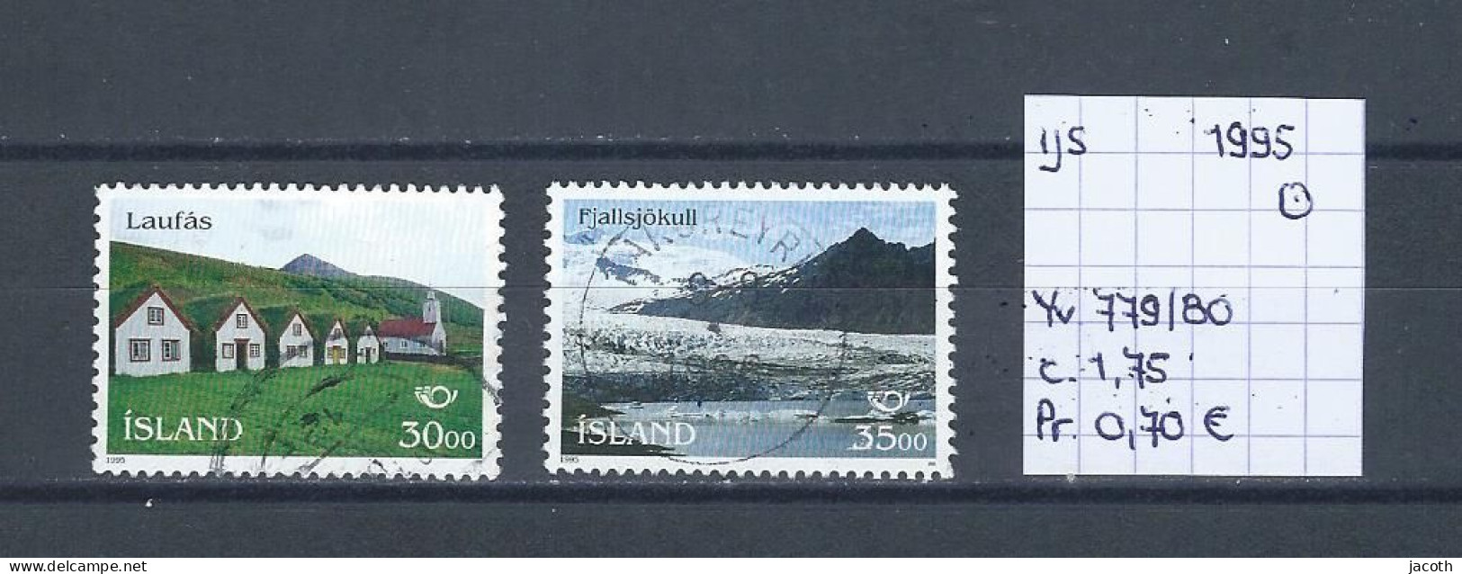 (TJ) IJsland 1995 - YT 779/80 (gest./obl./used) - Gebraucht