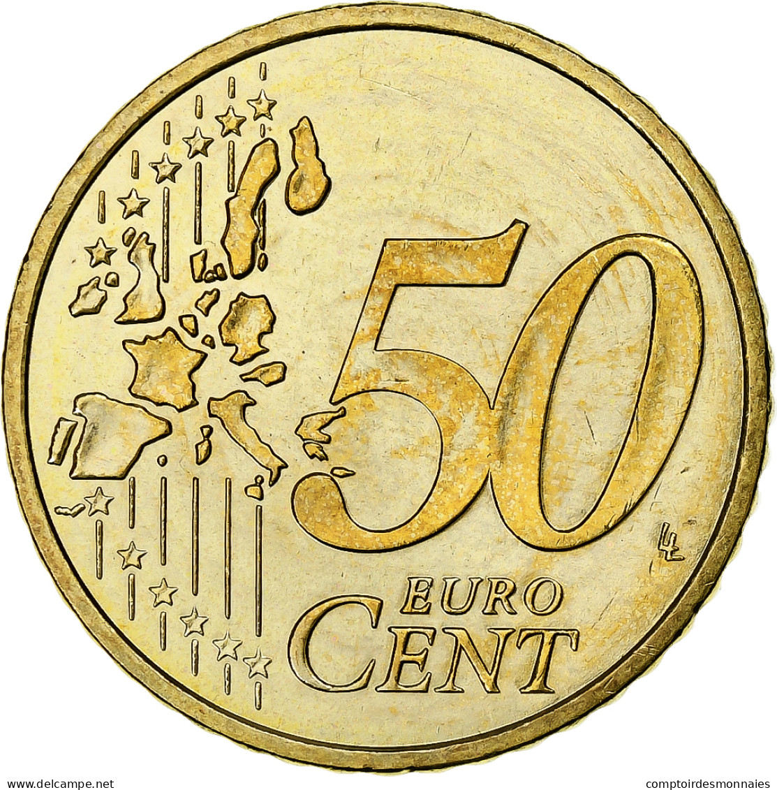 Monaco, 50 Euro Cent, 2003, Paris, SPL+, Laiton, KM:172 - Monaco