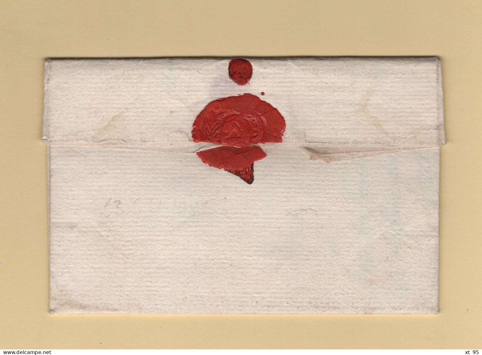 Beaune - Cote D Or - 1782 - Courrier Adresse Au Maire De Montbard - 1801-1848: Précurseurs XIX