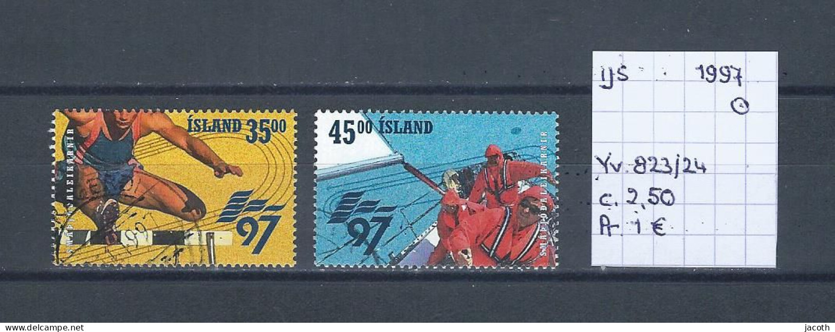 (TJ) IJsland 1997 - YT 823/24 (gest./obl./used) - Used Stamps