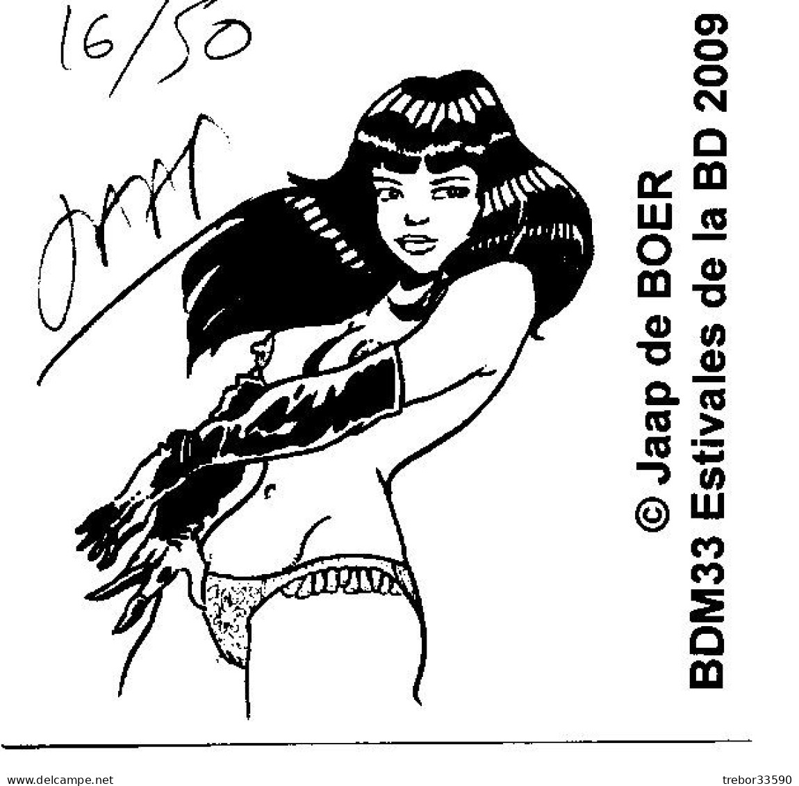 RARE Etain De Virginie JAAP N° 16 Sur 50 + Petit EL Numéroté Et Signé BD Montalivet 2009 - Beelden - Metaal