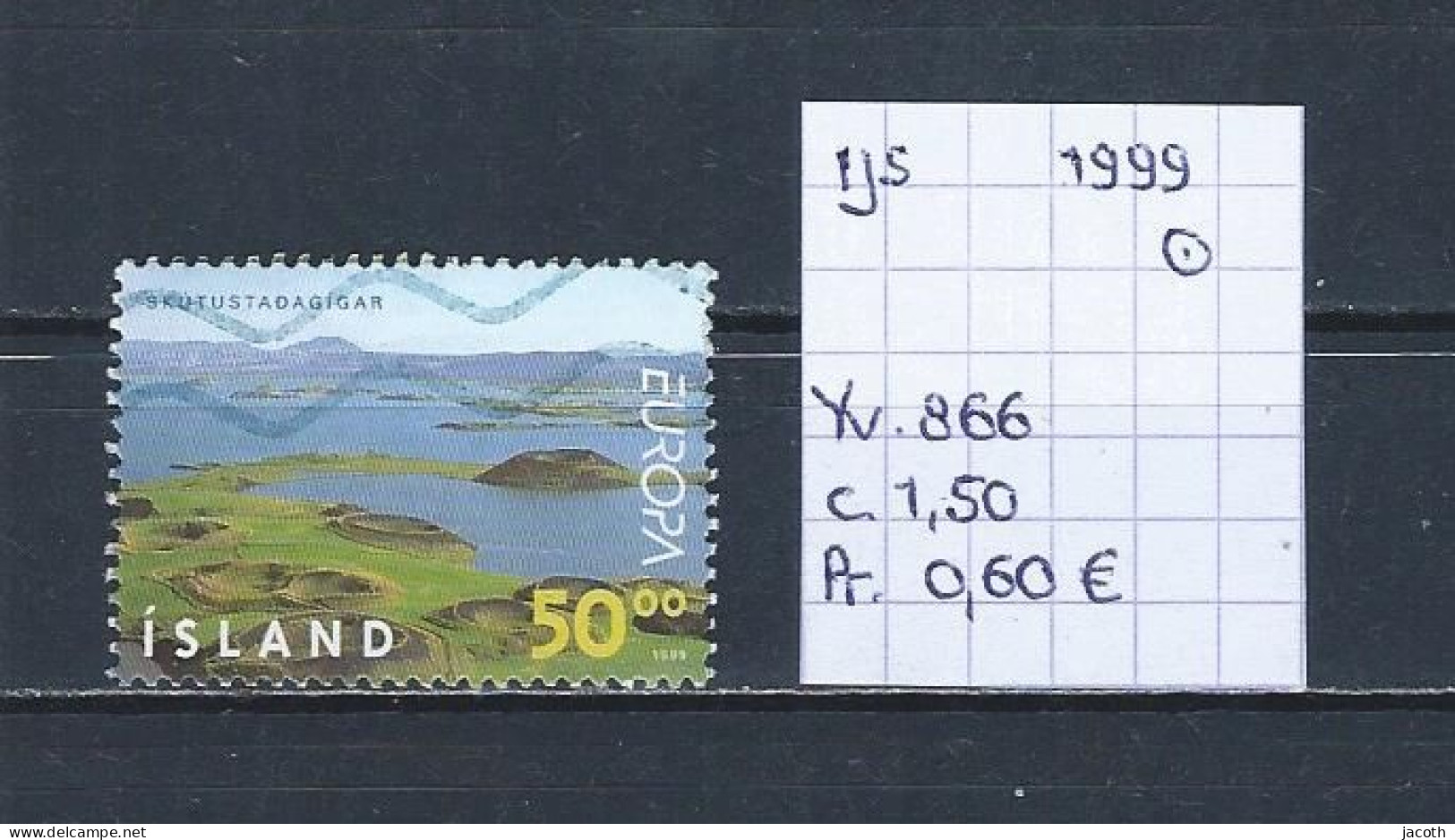 (TJ) IJsland 1999 - YT 866 (gest./obl./used) - Used Stamps