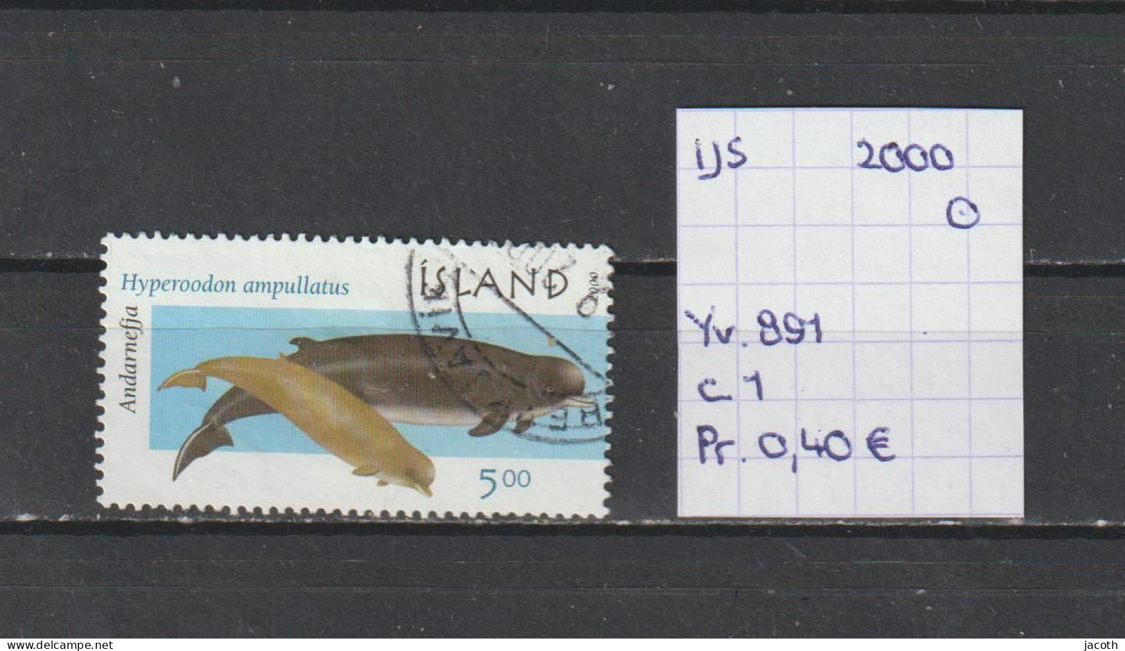 (TJ) IJsland 2000 - YT 891 (gest./obl./used) - Usati