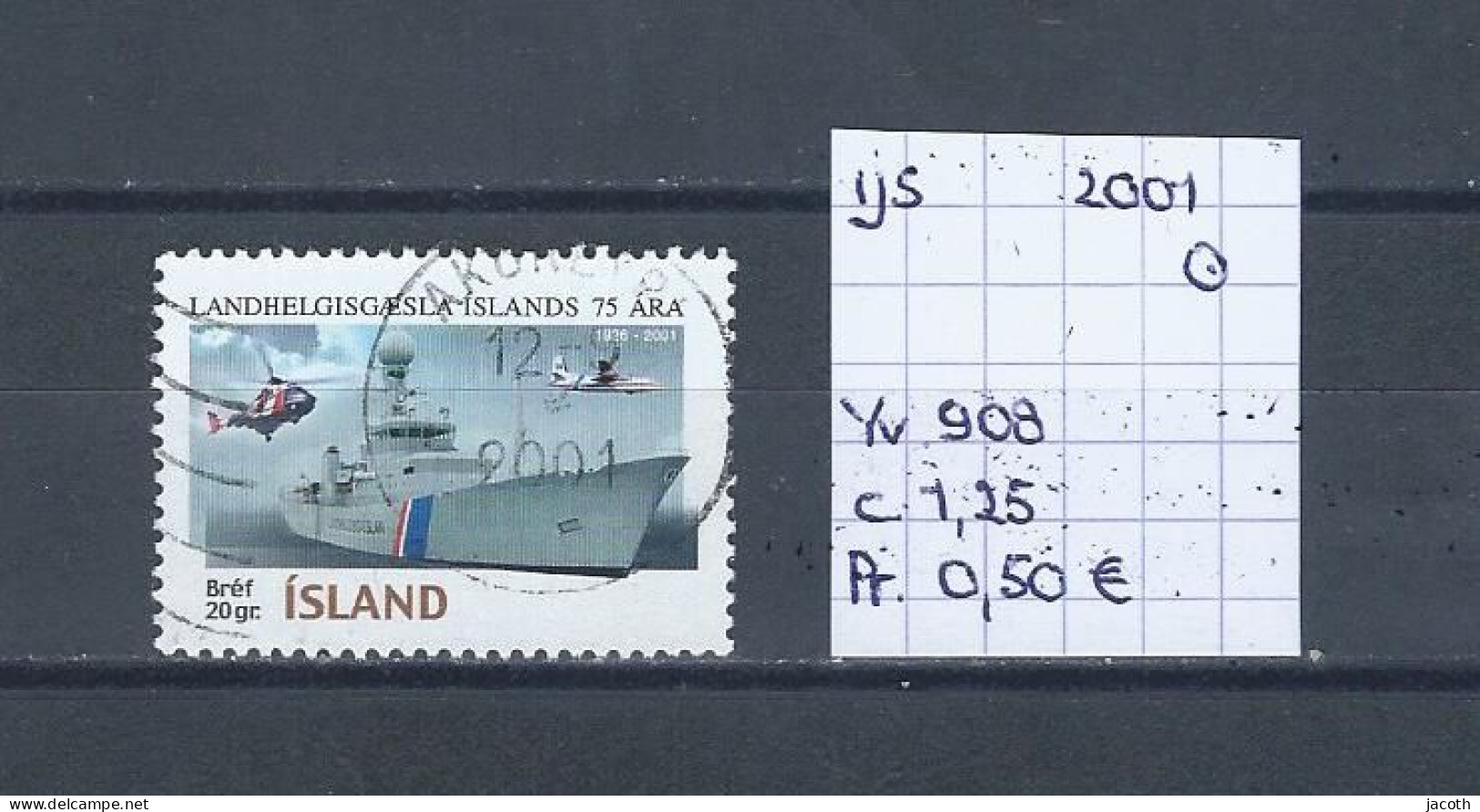 (TJ) IJsland 2001 - YT 908 (gest./obl./used) - Gebruikt