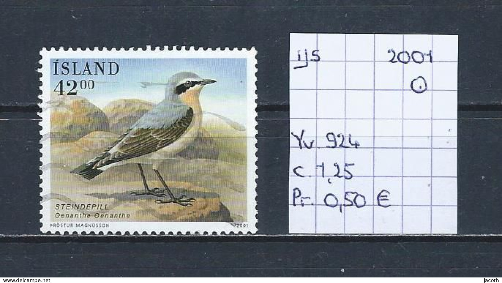 (TJ) IJsland 2001 - YT 924 (gest./obl./used) - Gebruikt